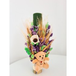 Lumanare botez verde cu...