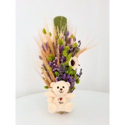 Lumanare botez cu verde cu...